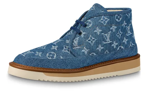 LOUIS VUITTON X Nigo Cosy Ankle Boots 'Denim Monogram'