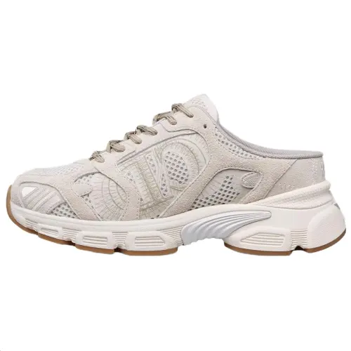 DIOR Chrono Cow Leather Chunky Sneakers Women's Beige