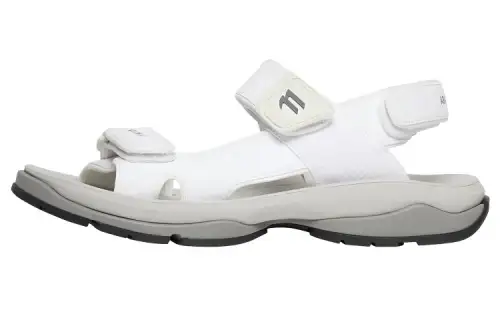 Balenciaga Tourist Sandal White Grey Women's