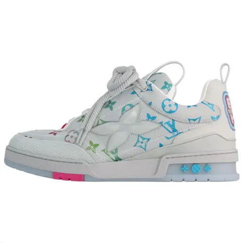 LOUIS VUITTON Skate Low top Skateboard Shoes Men's Gray