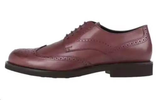 TOD'S TODS Leather Comfort Lace Formal Leather Shoes Men's Brown