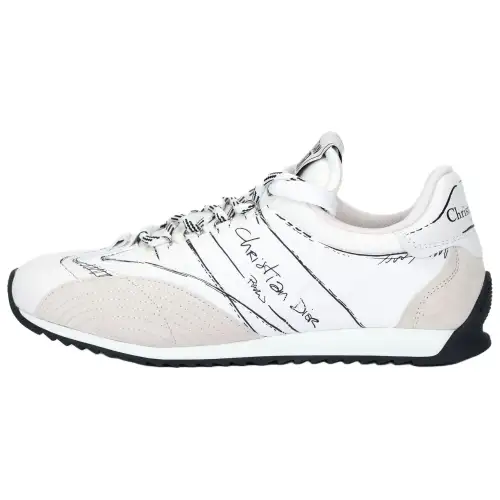 DIOR D Sketch 2025 Spring Summer Product Collection Low top Casual Shoes Women's White