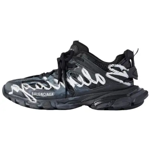 Balenciaga Track Signature Lace-Up Sneakers