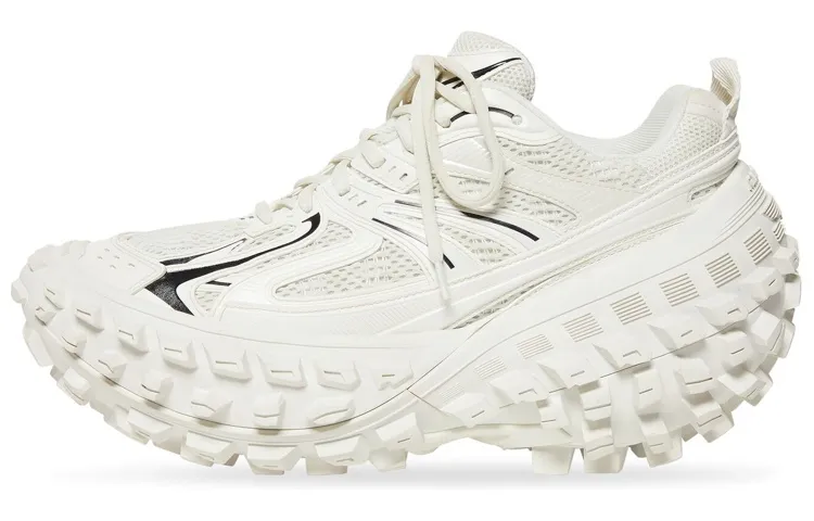 Balenciaga Defender Tire Shoes Low top Chunky Sneakers Women's White