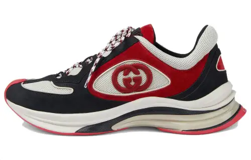 Gucci Run Sneaker 'Black White Red'