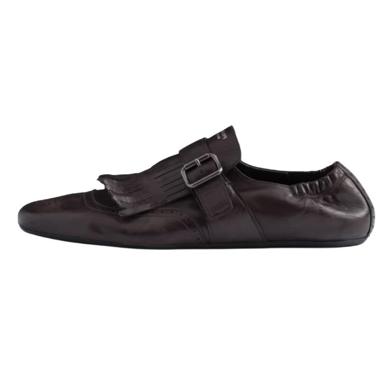 Мужские лоферы Prada Shuffle (коричневые)
