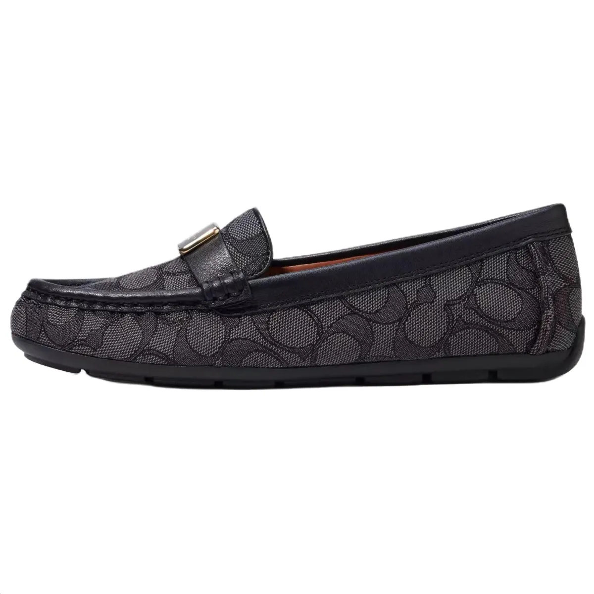 COACH Leather Casual Shoes Women's Black