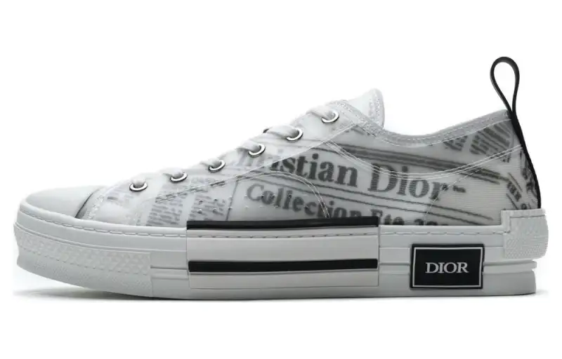 DIOR B23 Low Top Daniel Asham Newspaper