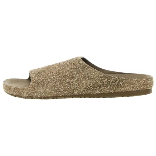 LOEWE Lago Brushed Suede Slides