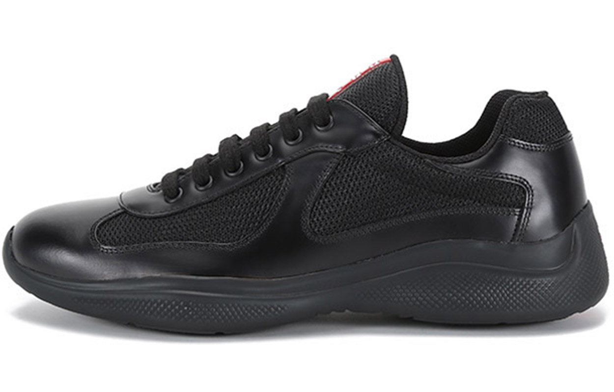 Мужские кроссовки Prada America's Cup (черные)