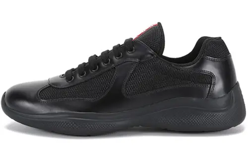 PRADA America's Cup Low top Casual Shoes Men's Black