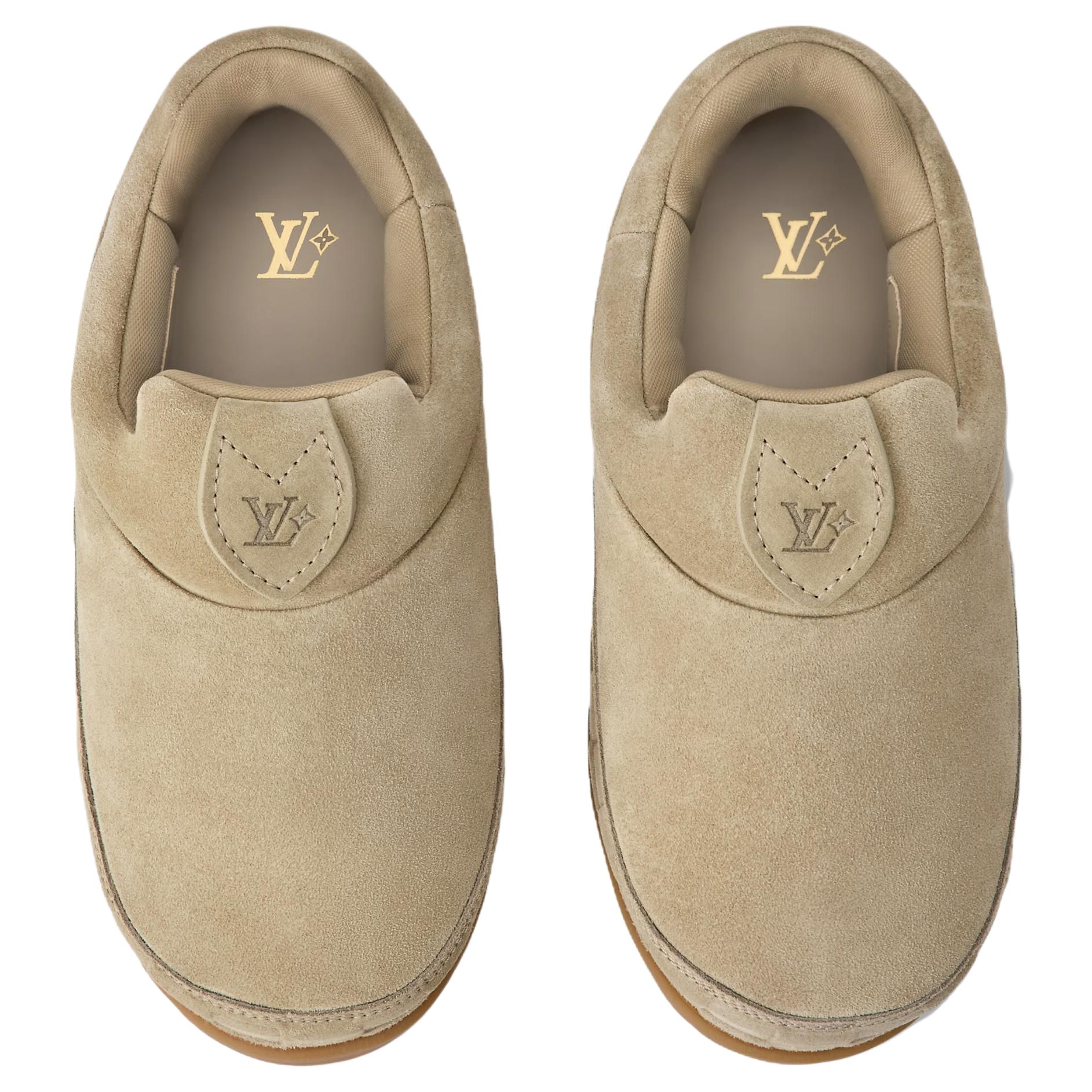Ботинки Louis Vuitton (бежевые) — фото 4