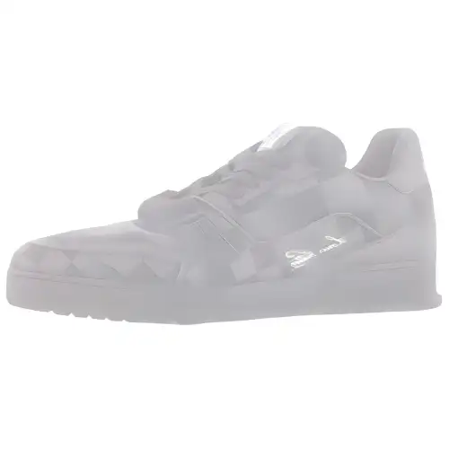 LOUIS VUITTON Trainer Low top Skateboard Shoes Men's Gray White