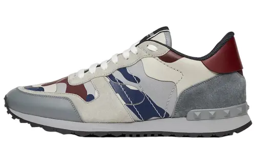 Valentino Garavani Rockrunner Camouflage Lace Up Sneakers