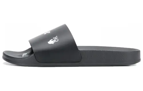 OFF WHITE Logo Sliders 'Black'