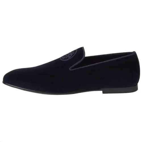 HERMES Kateo Loafers Men's Marine Blue