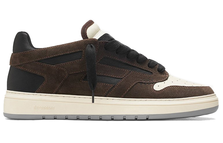 REPRESENT Reptor Low Brown Black Vintage White