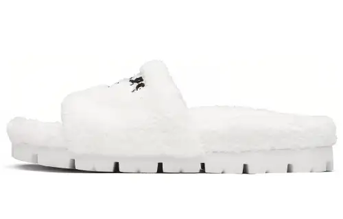PRADA Slide Slippers Men's White