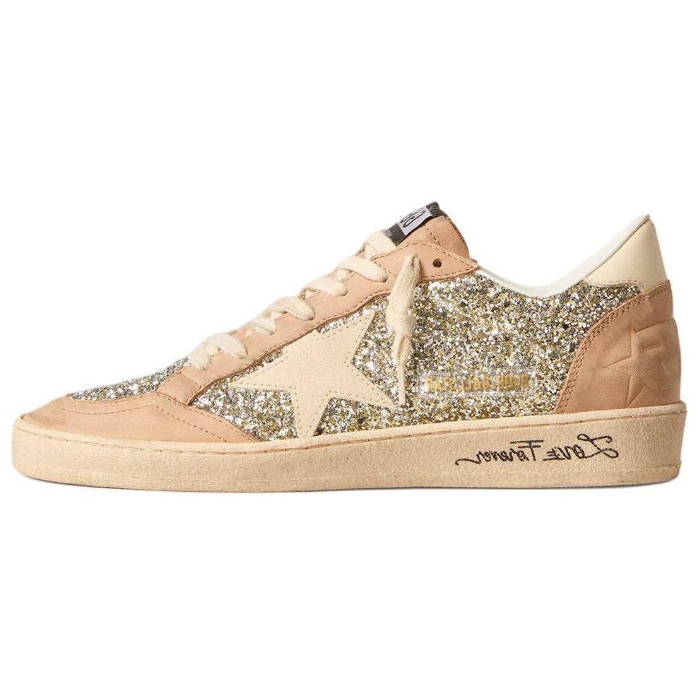 Женские кеды Golden Goose (бежевый)