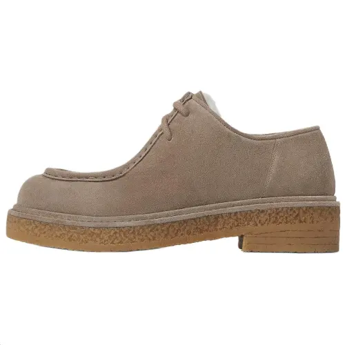 Bottega Veneta Haddock Suede Casual Shoes Men's Umber