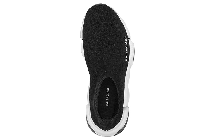 Женские кеды Balenciaga Speed 2.0 (черно-белые) — фото 4