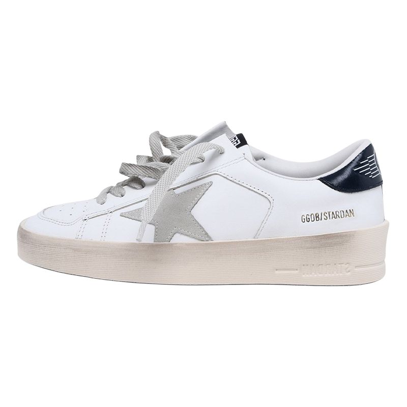 Женские кеды Golden Goose Stardan (бело-черные)