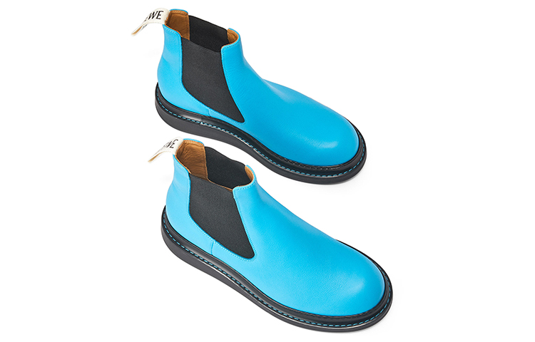 LOEWE Chelsea Boots Men's Blue Black