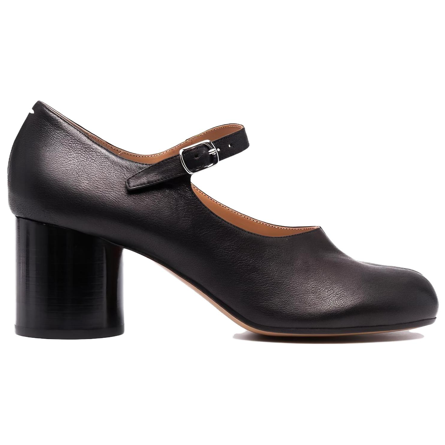 Женские туфли Maison Margiela Tabi 7cm (черные) — фото 2