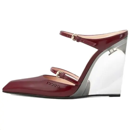 GUCCI Wedge Mules Women's