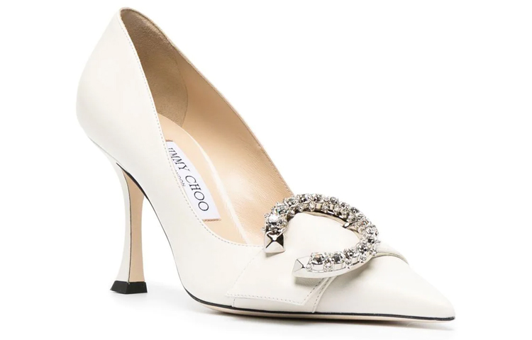 Jimmy Choo Melva 70 Crystal-buckle Pumps