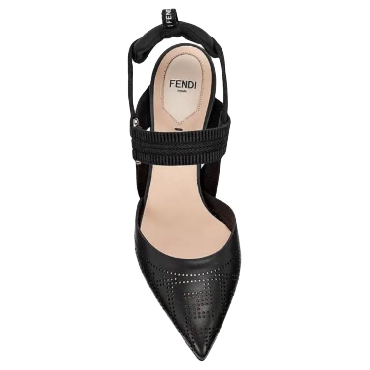 Женские туфли Fendi 8J7007ABOFF0ABB (черные) — фото 4