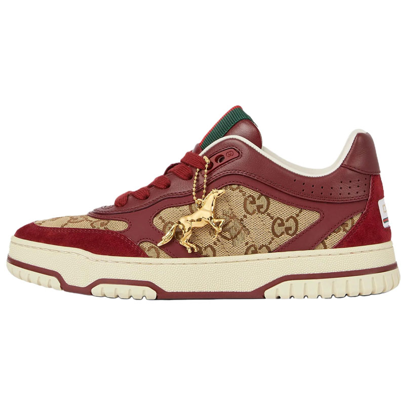 Женские кеды Gucci Re-Web (красные)