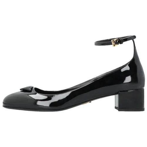 PRADA Chunky Heel High Heels Women's Black
