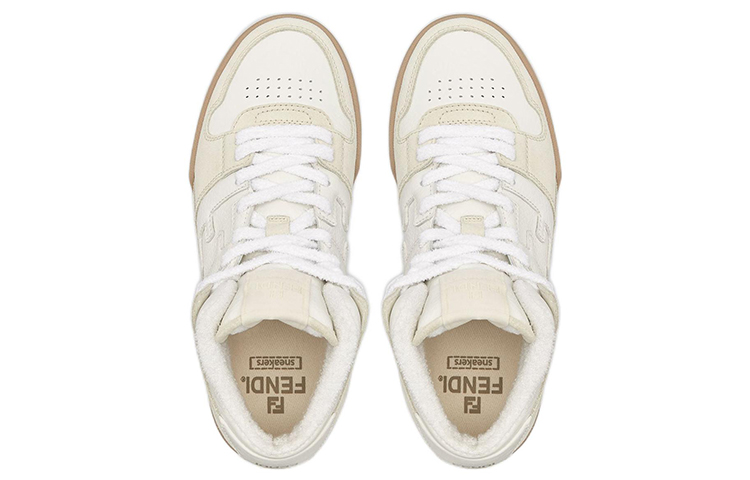 FENDI Match High Top 'White Cream' Women's