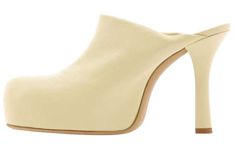 Женские шлепанцы Bottega Bottega Veneta BV Bold (желтый)
