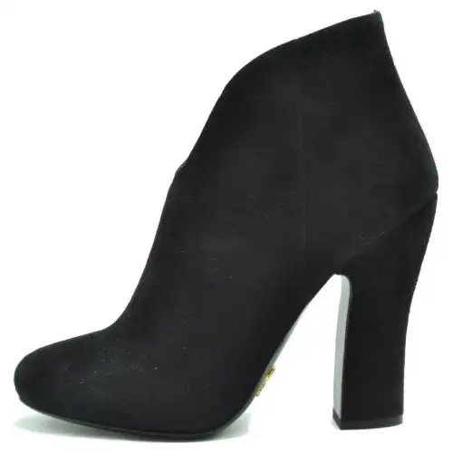 PRADA Ankle Boots High Heel Women's Black