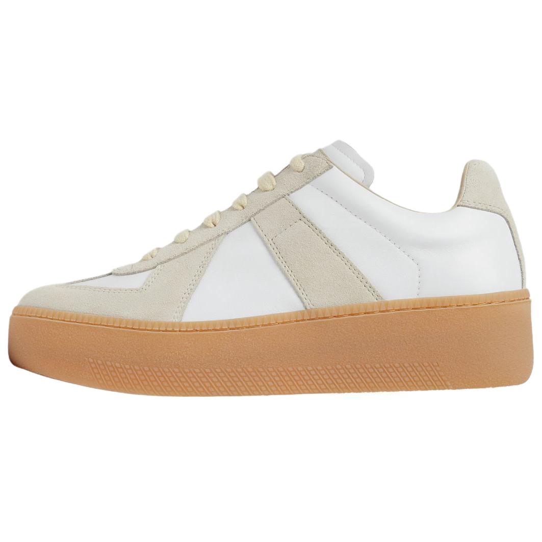 Женские кеды Maison Margiela Replica Wedge (белые)
