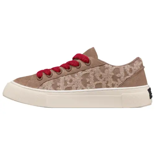 DIOR B33 Cow Leather Low top Skateboard Shoes Men's Gray Brown