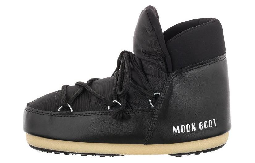 Женские сапоги Moon Boot ICON (черно-белые)