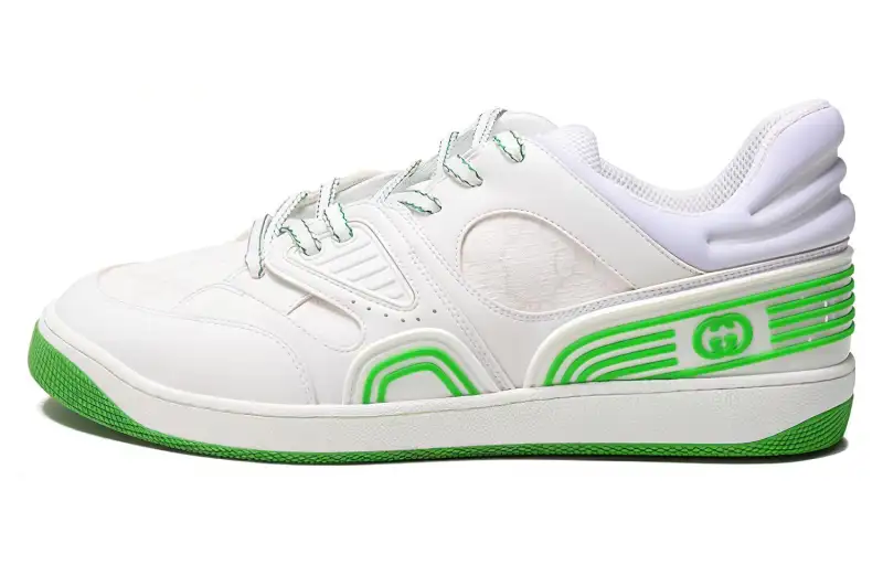 Gucci Wmns Basket 'White Green' Women's