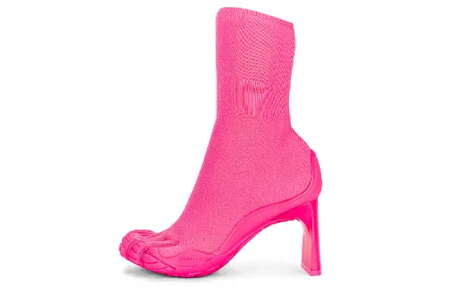 Vibram x Balenciaga Five Fingers High Toe Knee High Boots 8cm Women's Pink