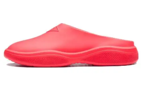 PRADA Foam Rubber Mule Red