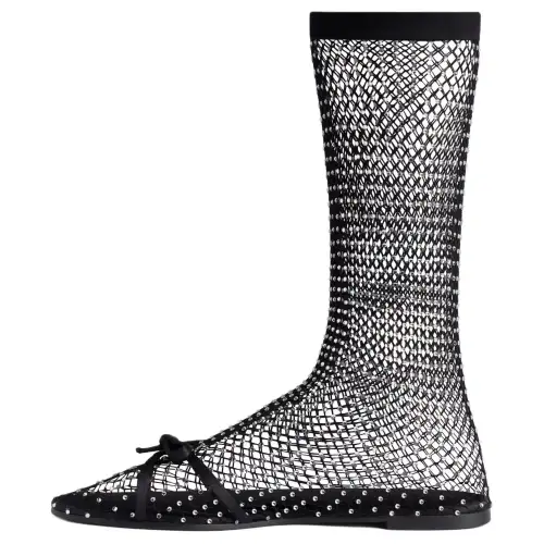 Balenciaga Leopold Ankle Boots Women's Black