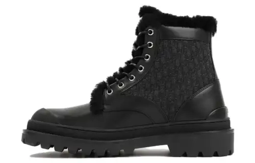 DIOR Fashion Ankle Boots 3.5cm Men's Black