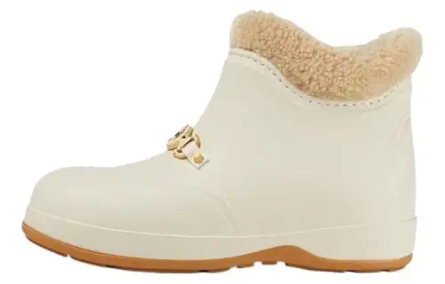 GUCCI Short Snow Boots Women's Beige