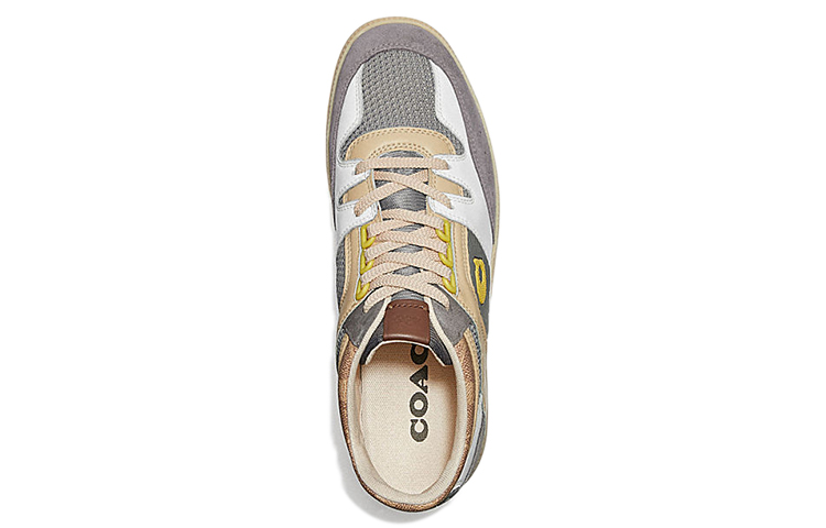 COACH CitySole Low top Stylish Skateboarding Shoes Men's Heather Gray