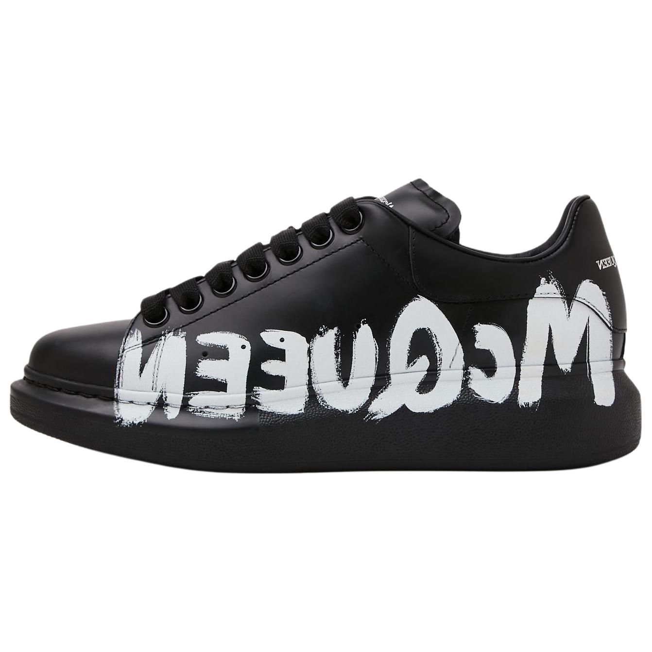 Женские кеды Alexander McQueen Oversized Sneaker (черные)