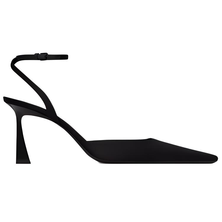 Женские туфли SAINT LAURENT AIMÉE 7.5cm (черные) — фото 2
