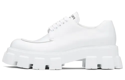 PRADA Monolith Casual Shoes Men's White