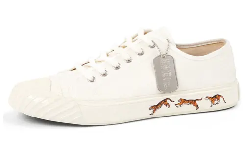 KENZO Low top Stylish Skateboarding Shoes Women's White